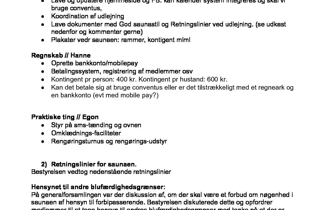 6.4.2019 Referat bestyrelsesmøde